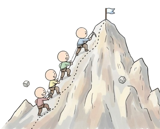 Mountain - teamwork